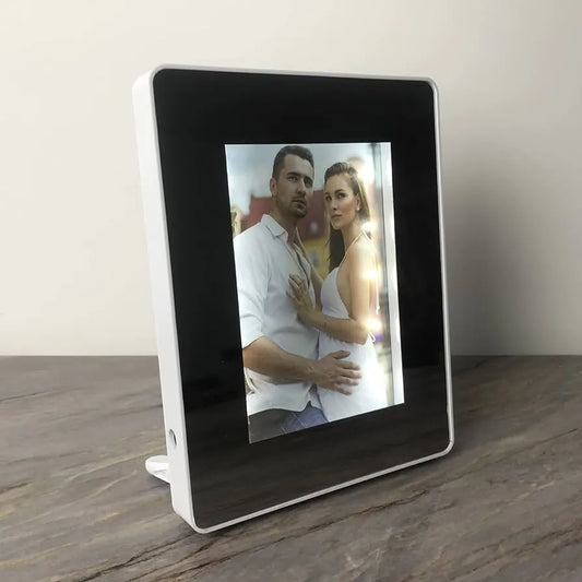 3 In 1 rectangular Magic Mirror Photo Frame LED Light Imported Quality Picture Frame plus Mirror with Led Light